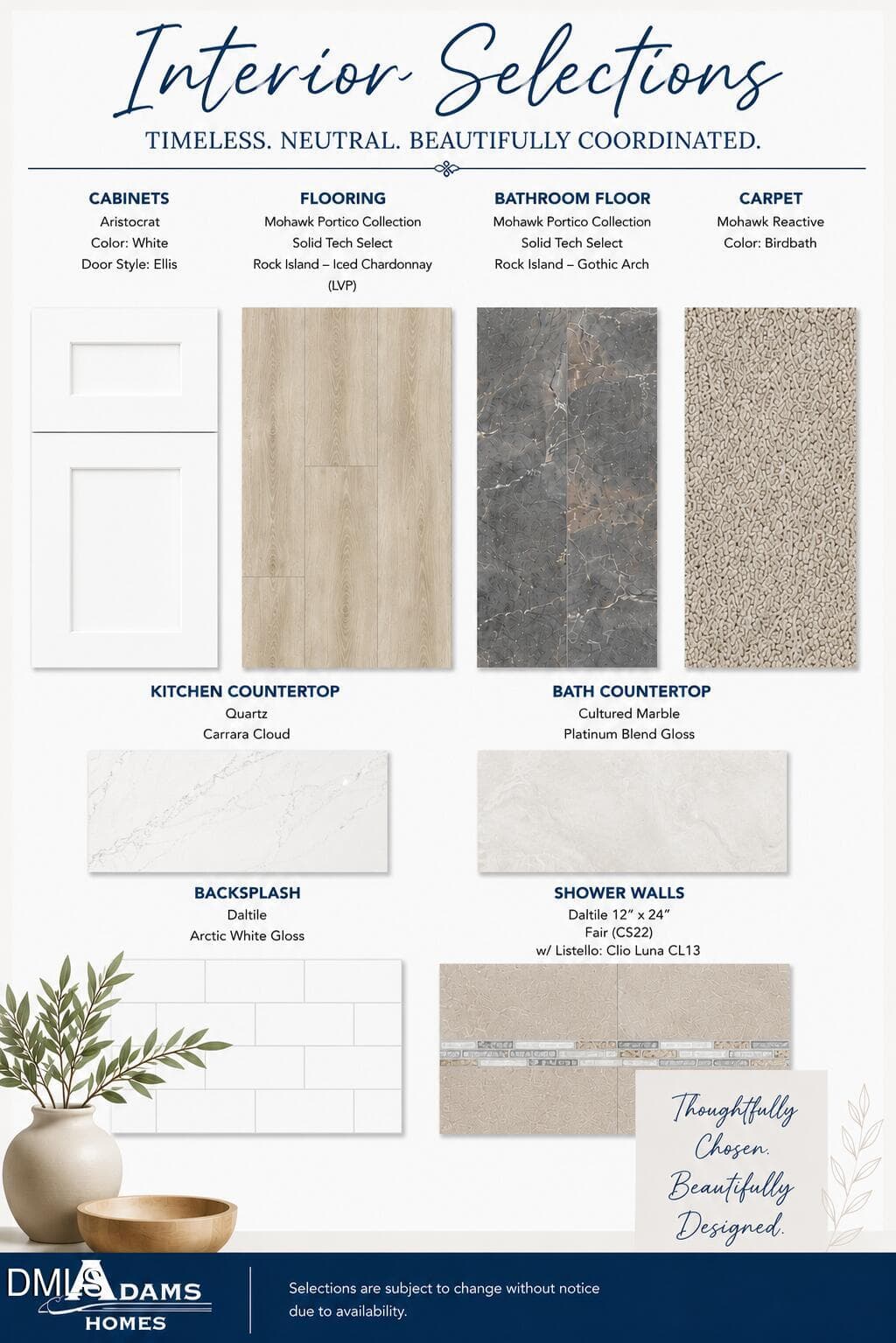 Interior selections Lot 41 - 205 Galway Road, Lillington, NC 27546
