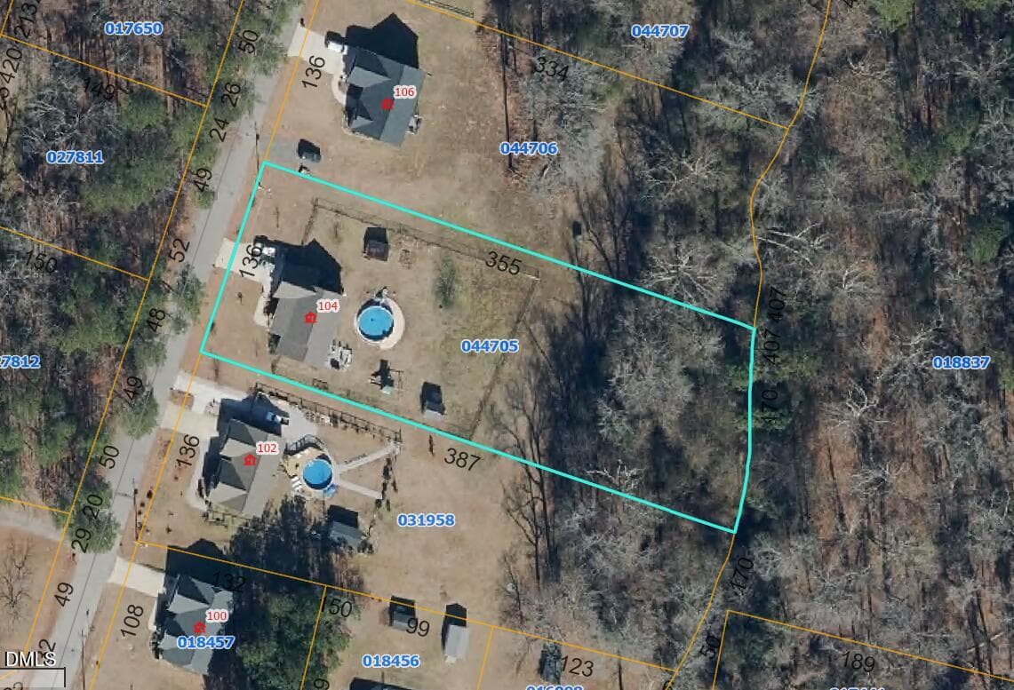 Aerial - 104 Woodbine Drive, Louisburg, NC 27549, Louisburg