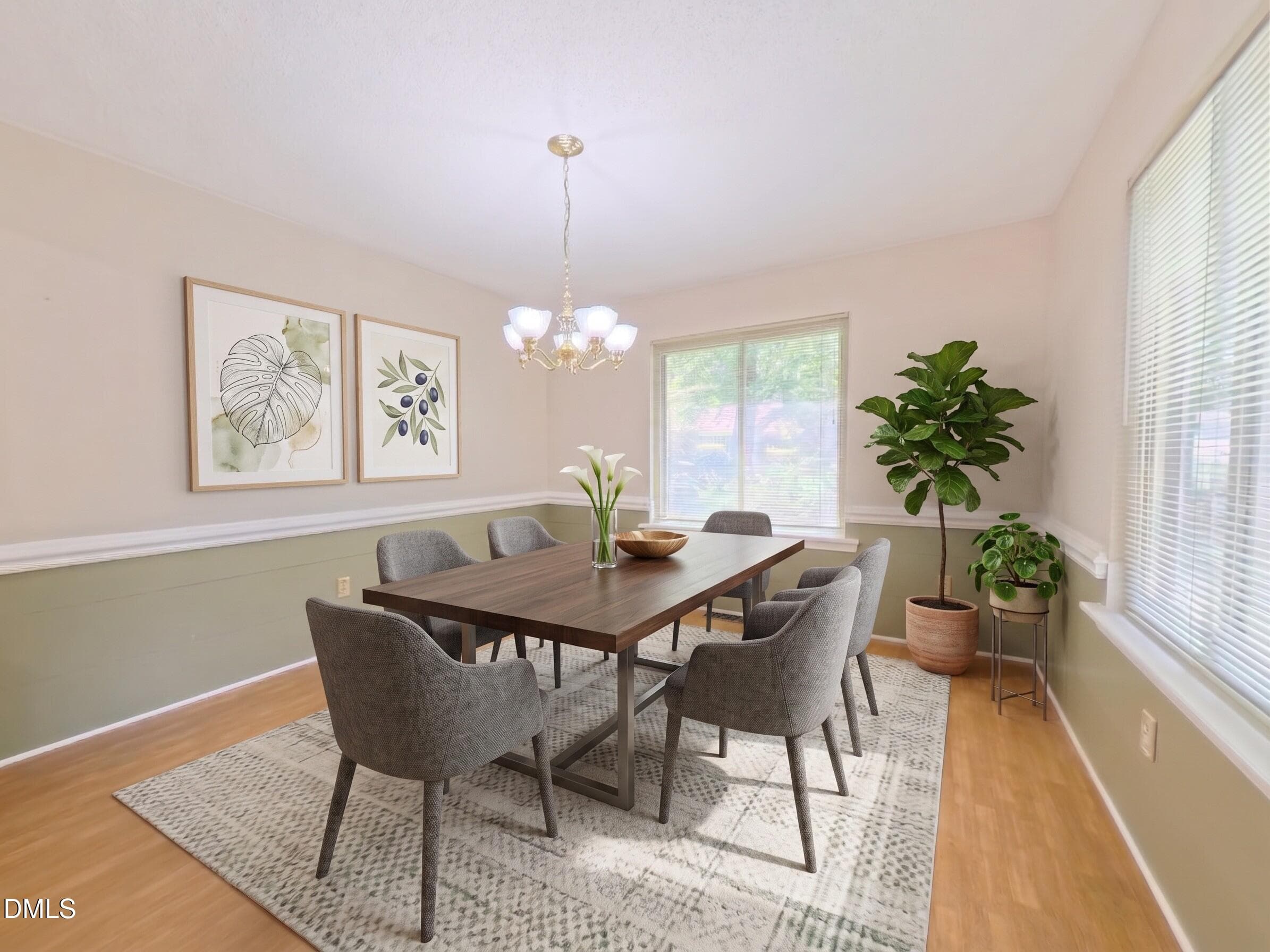 dining virtual stage - 5867 Branchwood Road, Raleigh, NC 27609, Raleigh