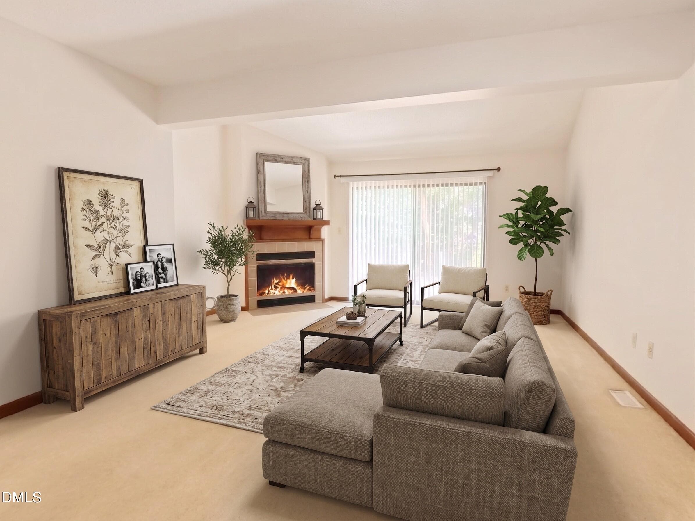 living virtual stage - 5867 Branchwood Road, Raleigh, NC 27609, Raleigh