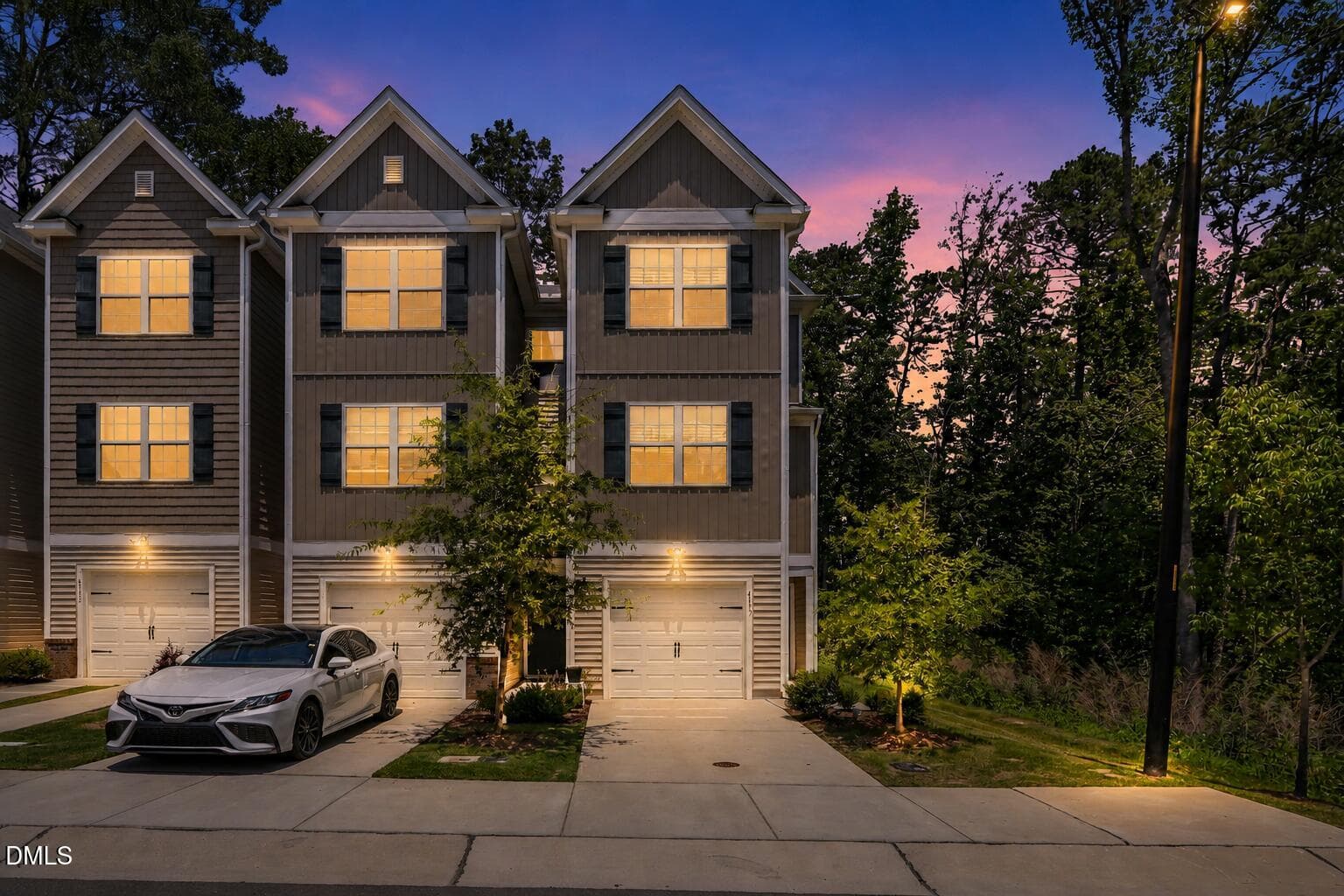 Exterior twilight - 4157 Trevino Drive, Durham, NC 27704, Durham