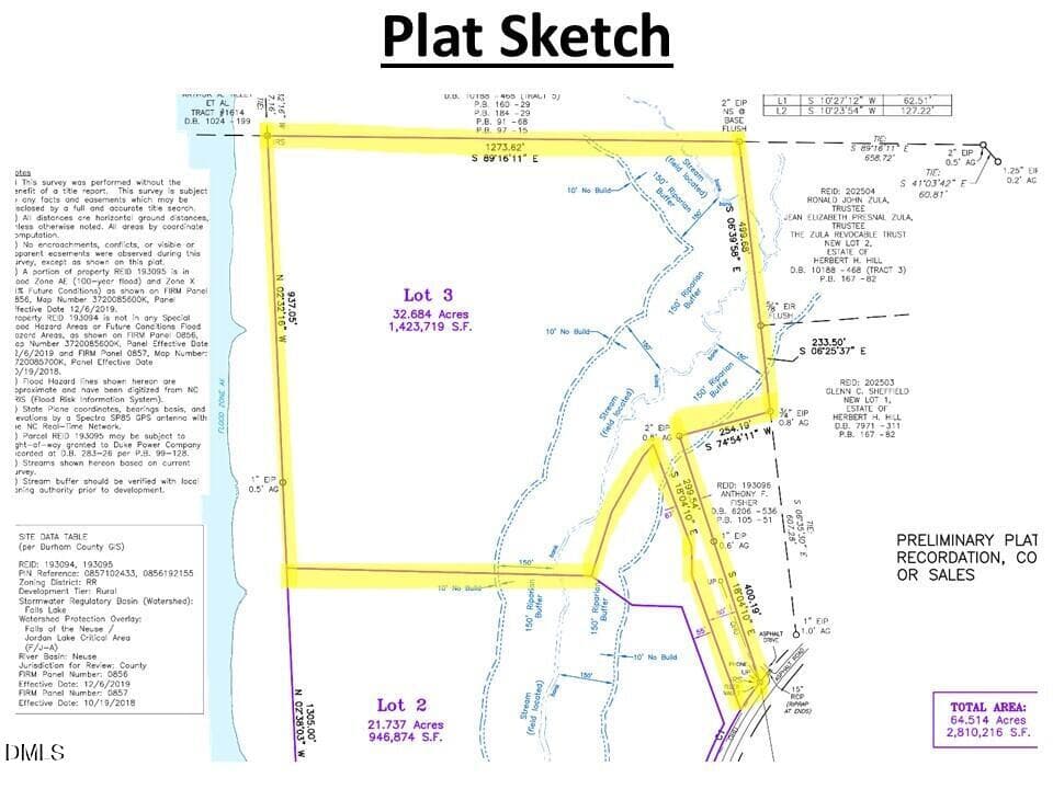 Durham Co. NC 32.68-Rogers-Lot3-034 - 00 Cassam Road, Bahama, NC 27503, Bahama