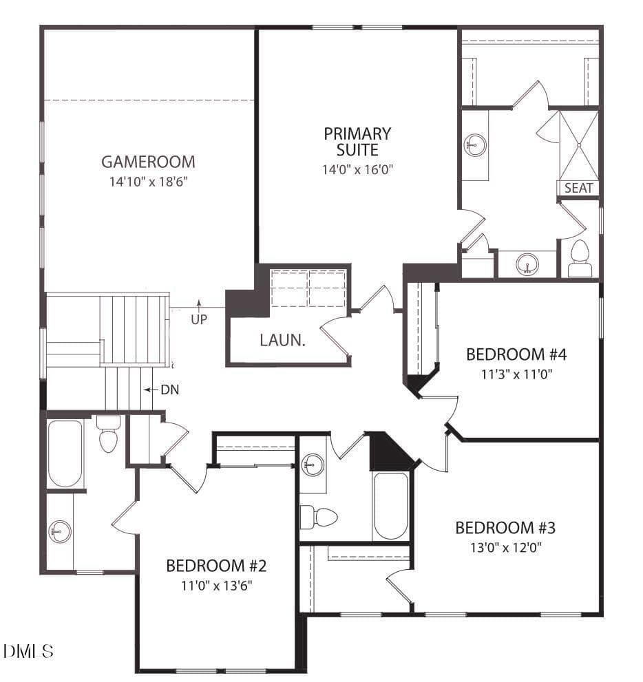 Floor Plan 1 - 5216 Windmere Chase Drive, Raleigh, NC 27616, Raleigh