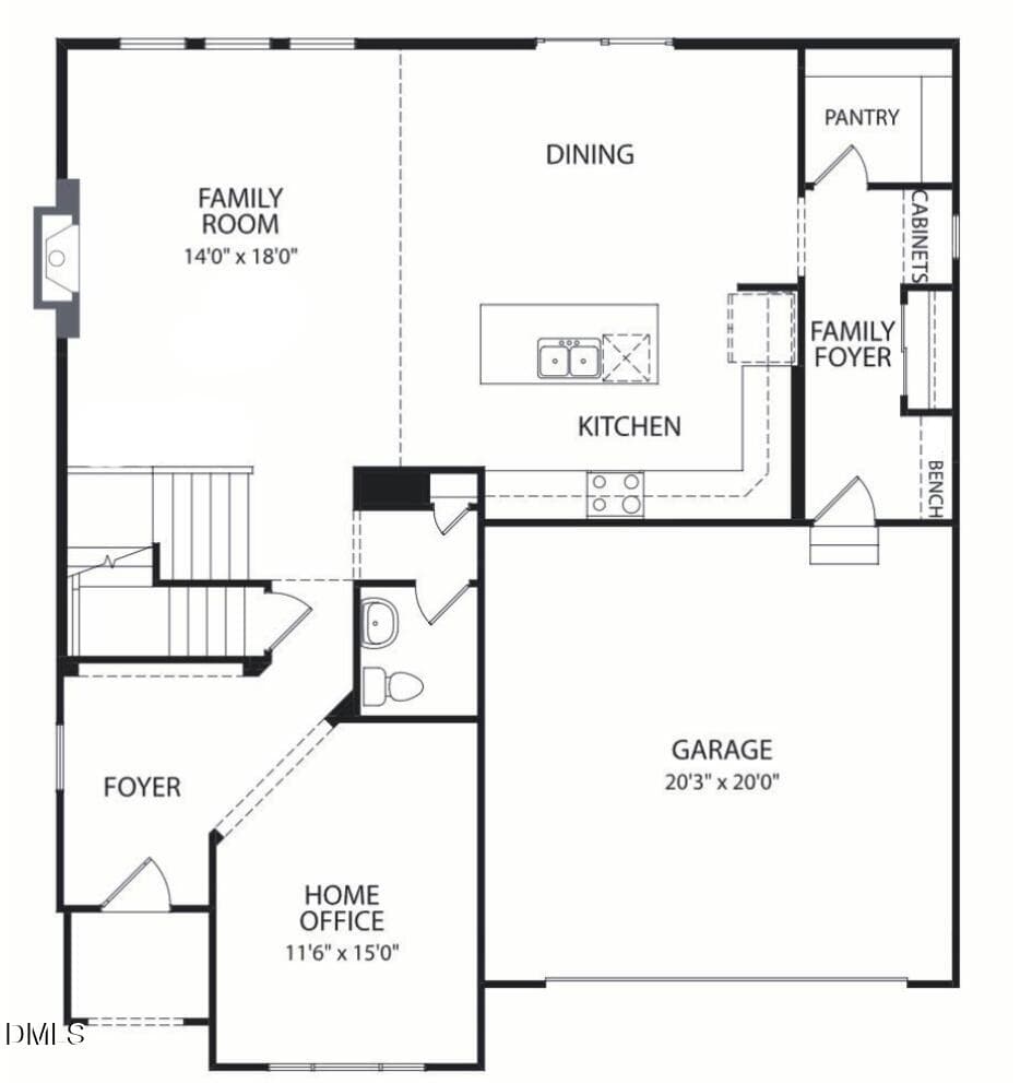Floor Plan 2 - 5216 Windmere Chase Drive, Raleigh, NC 27616, Raleigh