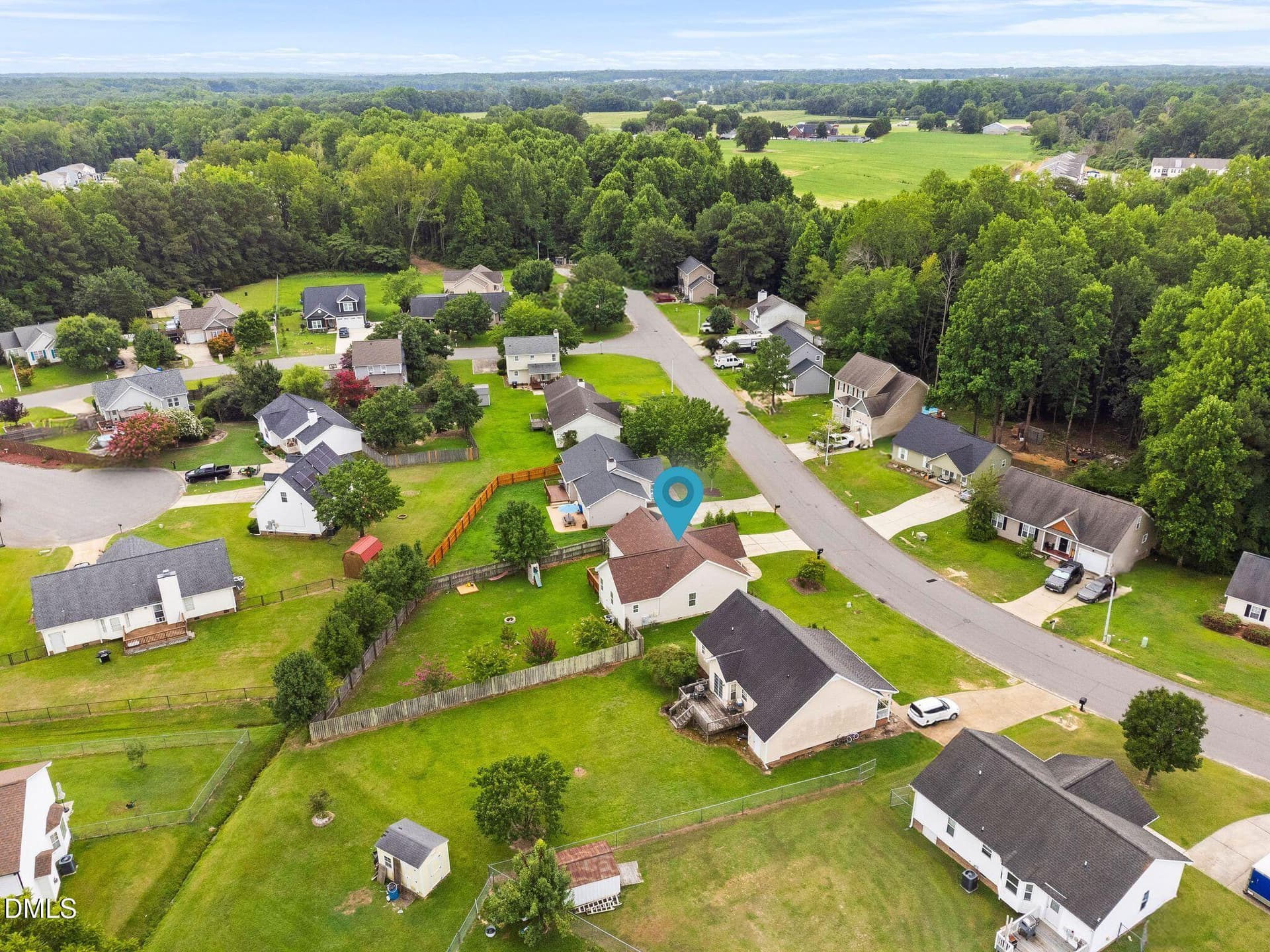 46-Aerial__Neighborhood_211_Courtland_Dr - 211 Courtland Drive, Angier, NC 27501