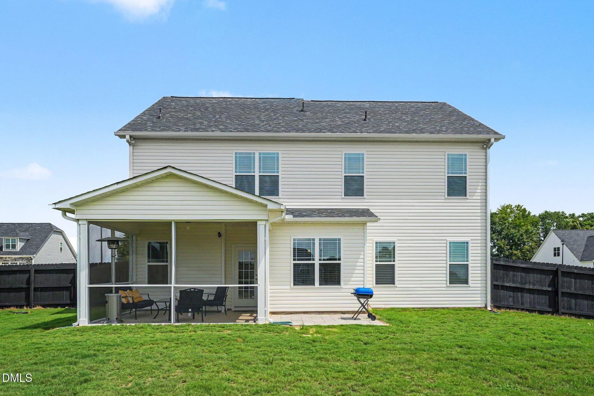 Rear Elevation - 96 Looping Horse Circle, Angier, NC 27501