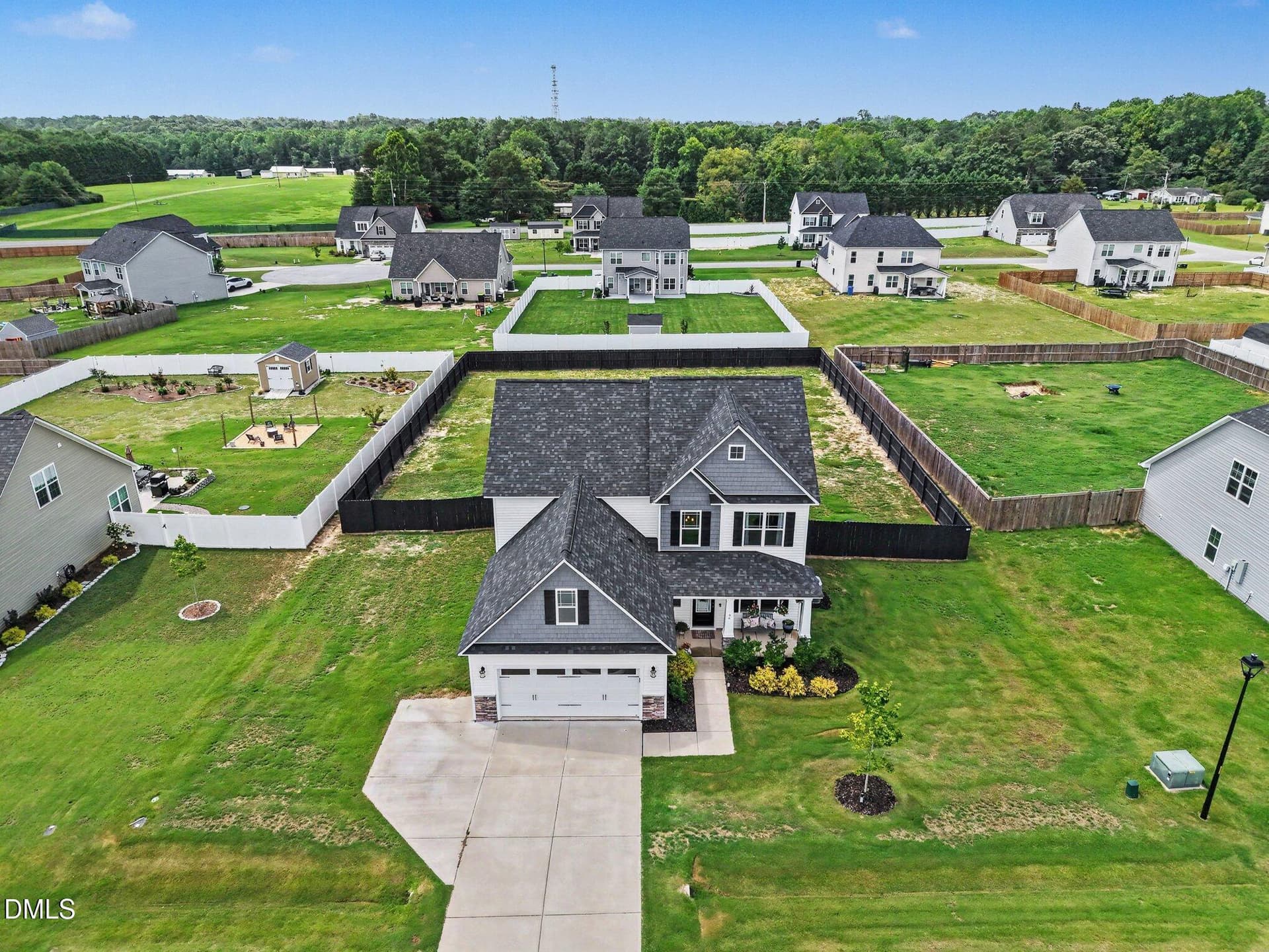 Spacious Fenced Yard - 96 Looping Horse Circle, Angier, NC 27501