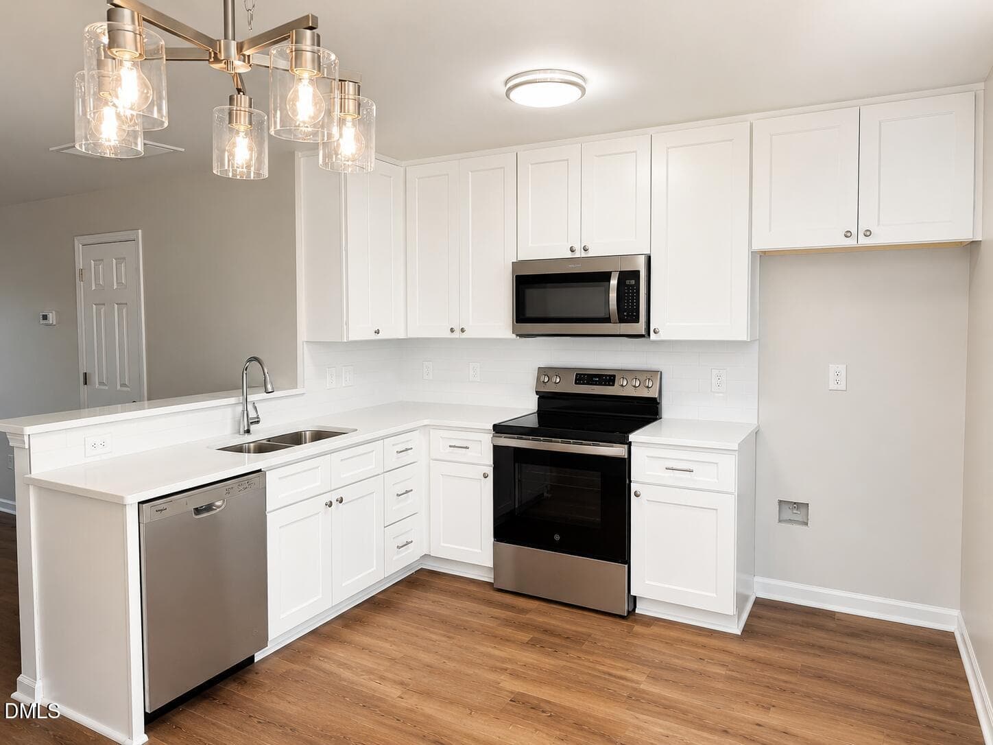 White Quartz and Shaker Kitchen - 3345 Tarleton W, Durham, NC 27713, Durham