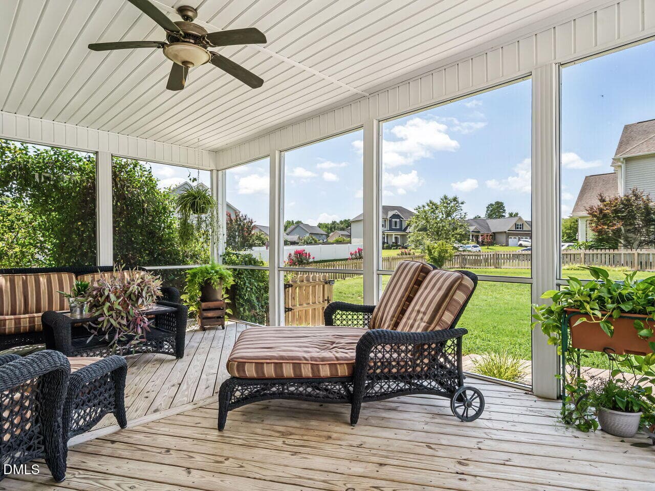 Screened porch - 319 Neuse Landing Drive, Clayton, NC 27527