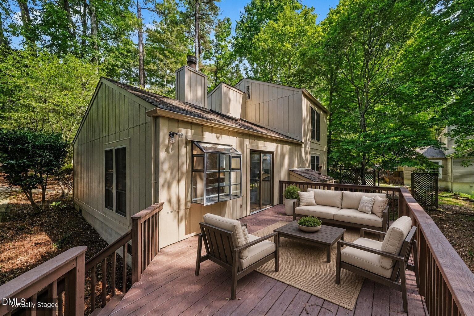 4 Deck virtually staged - 4 Matchwood, Pittsboro, NC 27312
