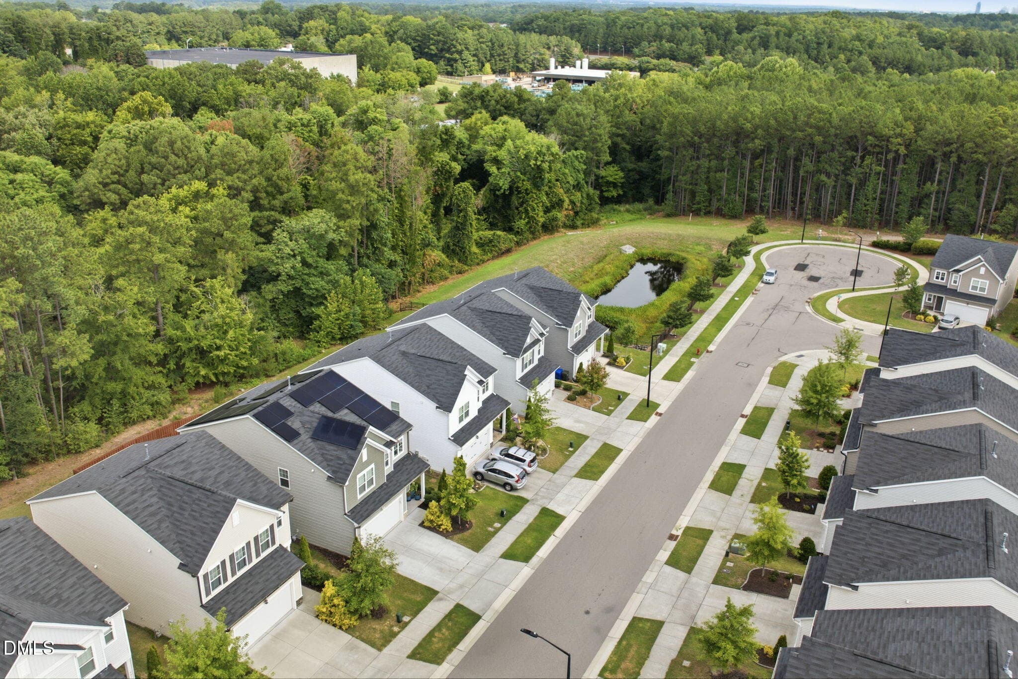 Aerial View - 905 Holly Bluff Lane, Durham, NC 27713, Durham