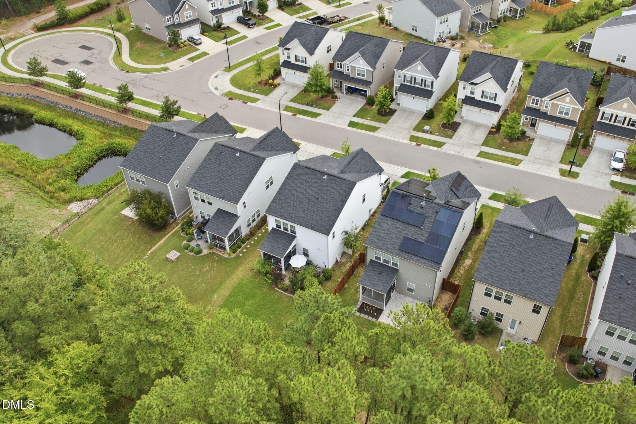 Aerial View - 905 Holly Bluff Lane, Durham, NC 27713, Durham