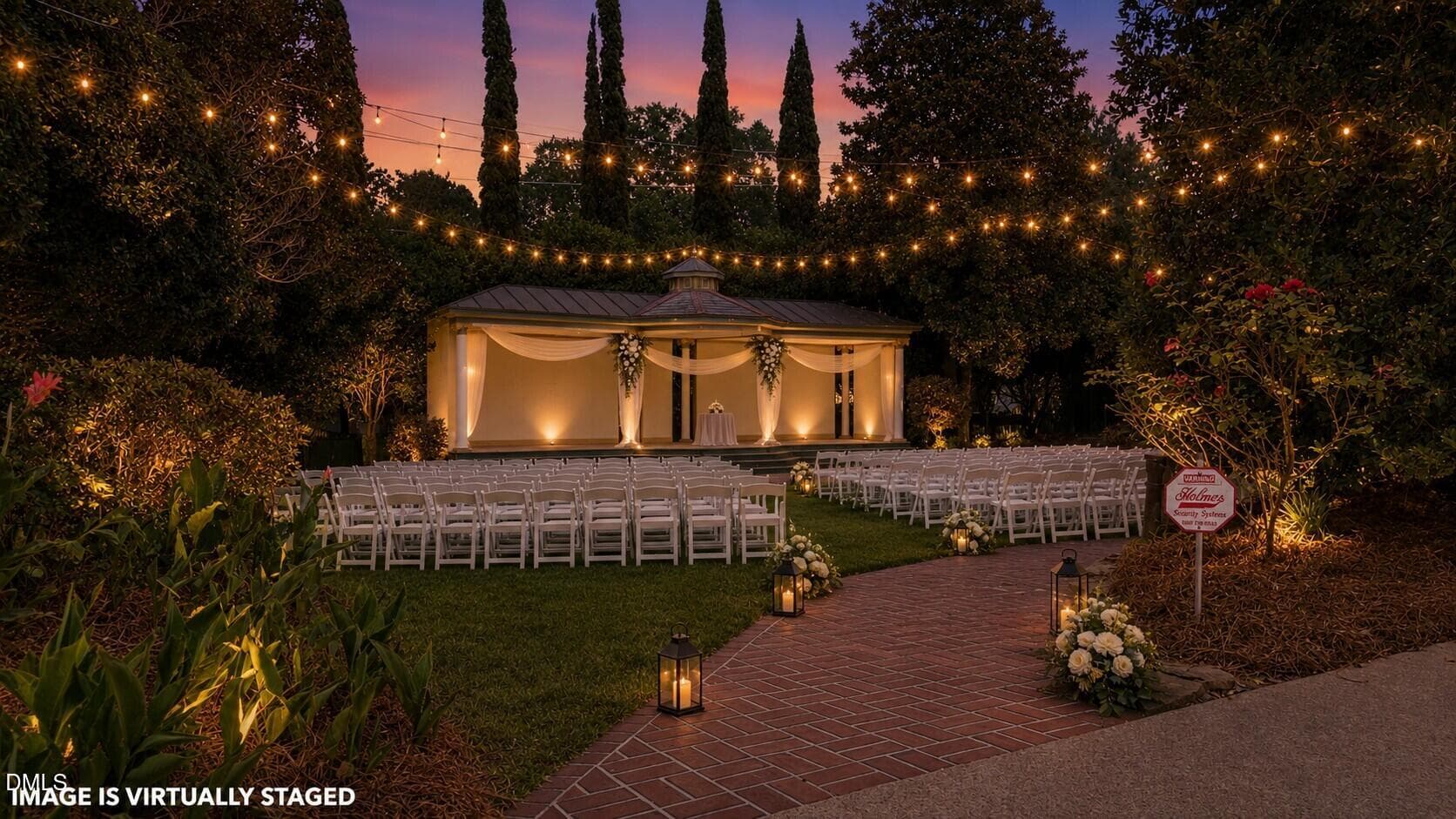 OUTDOOR WEDDING SETUP 2 - 201 E Hill Street, Benson, NC 27504