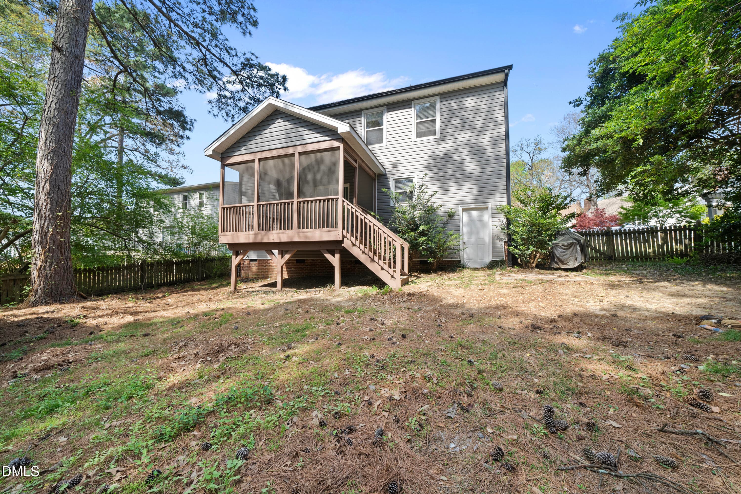 Back of Structure - 8324 Bellingham Circle, Raleigh, NC 27615
