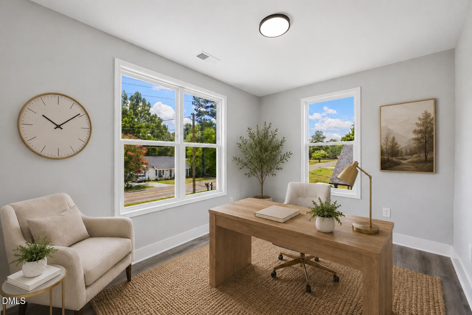 Main Level Bedroom or Home Office - 1105 Ridge Road, Roxboro, NC 27573