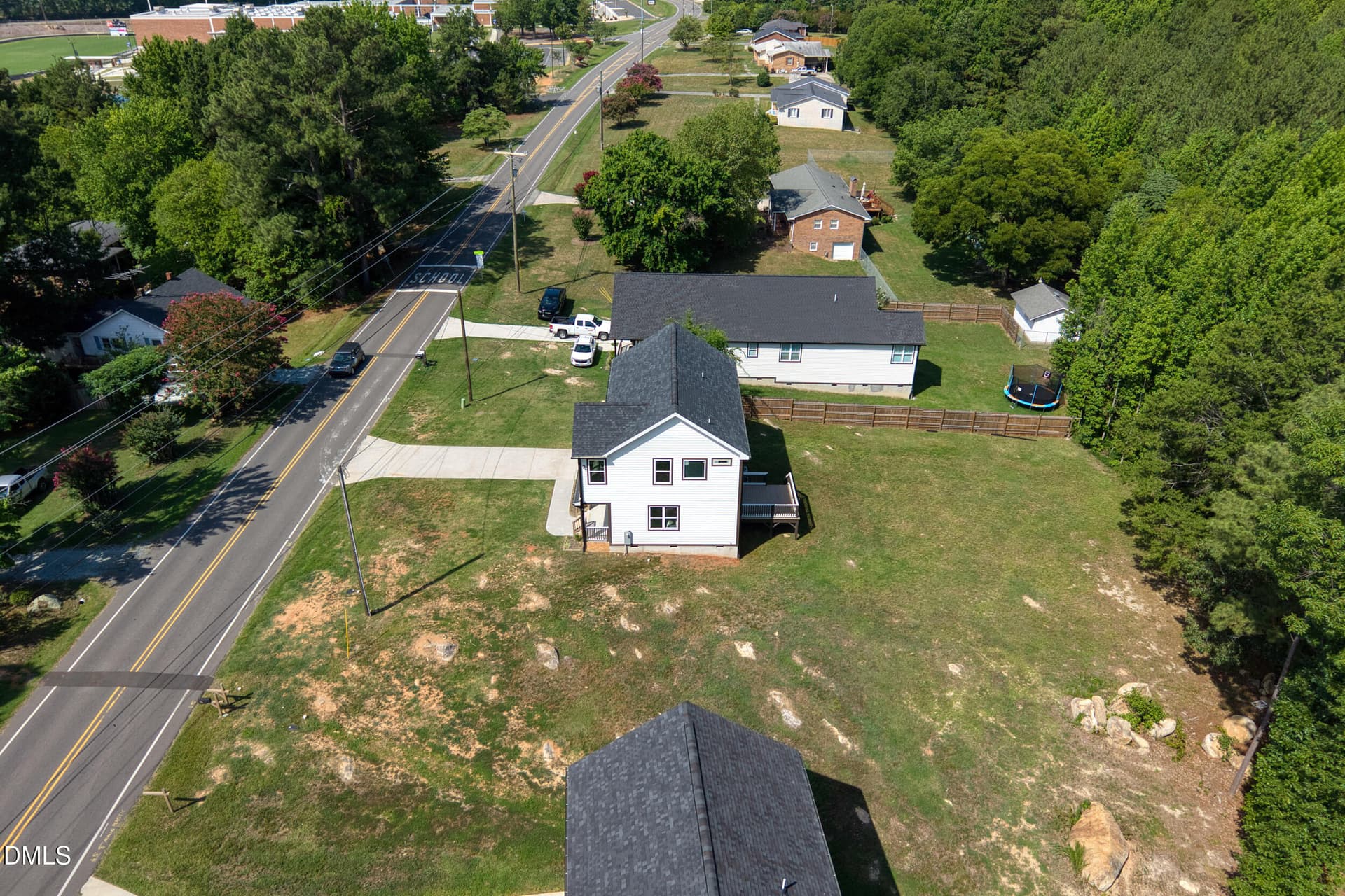 30 -1105 ridge rd, drone, exterior - 1105 Ridge Road, Roxboro, NC 27573