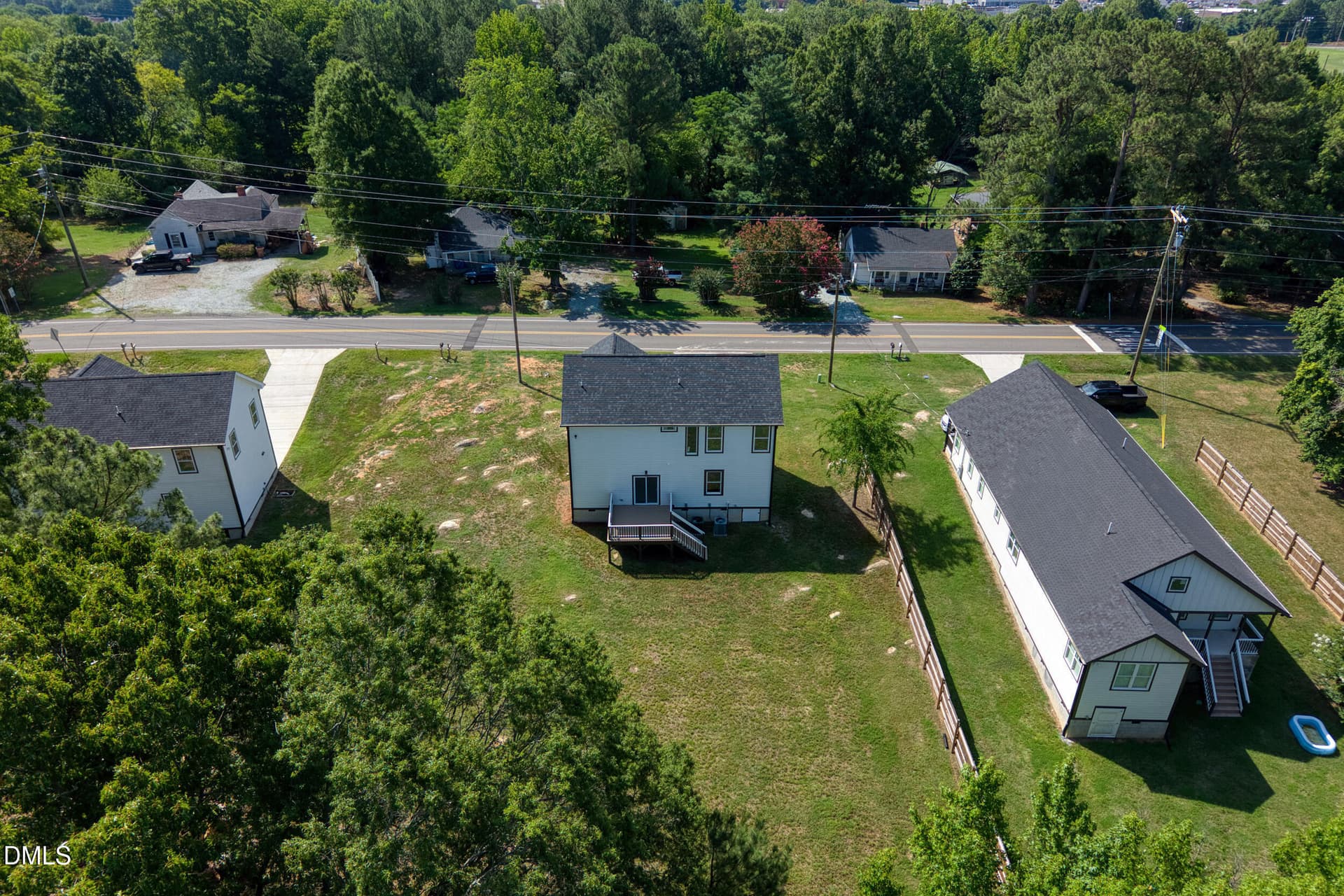 New Construction Exterior Rear View - 1105 Ridge Road, Roxboro, NC 27573
