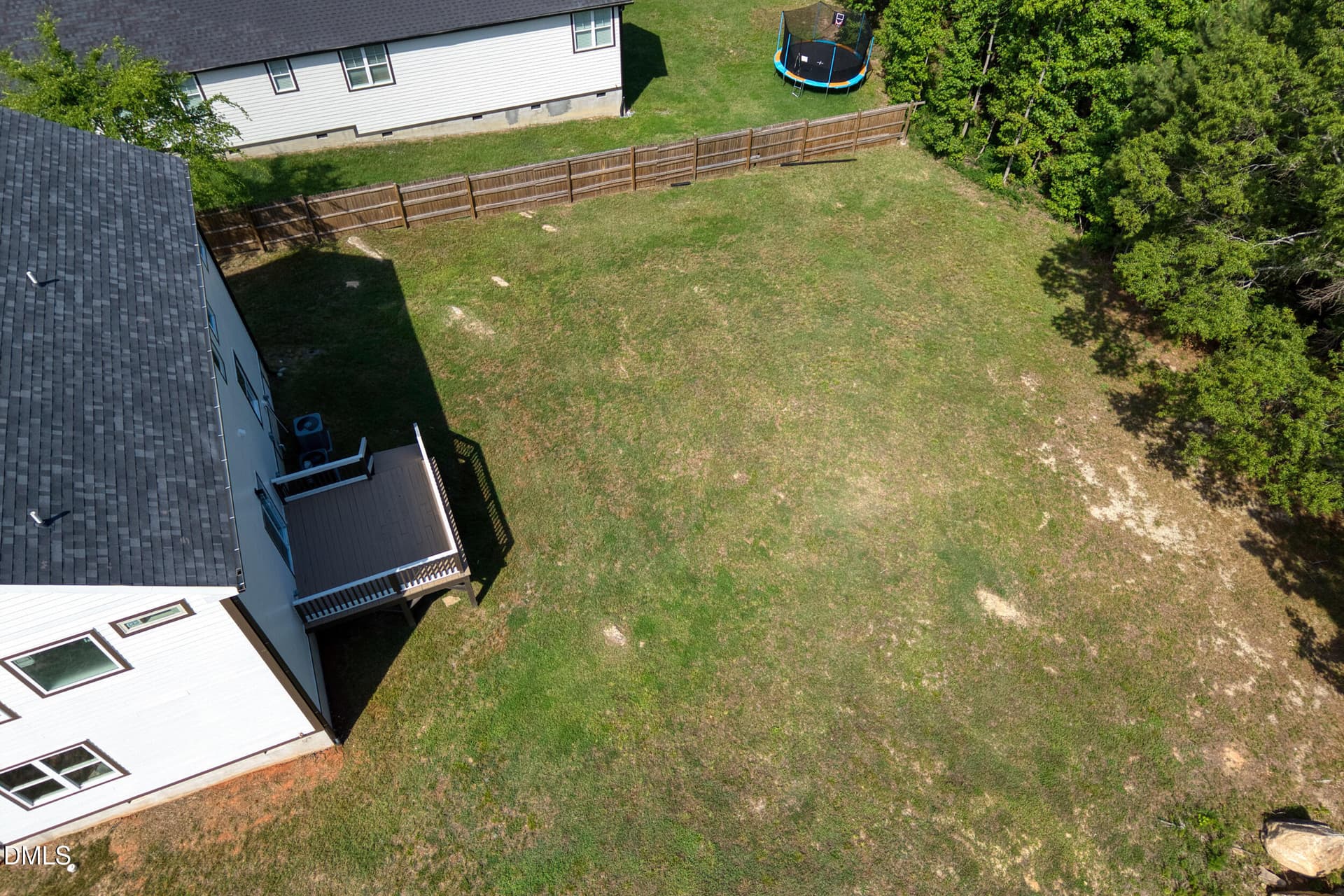 Outdoor Living Space with Back Deck - 1105 Ridge Road, Roxboro, NC 27573