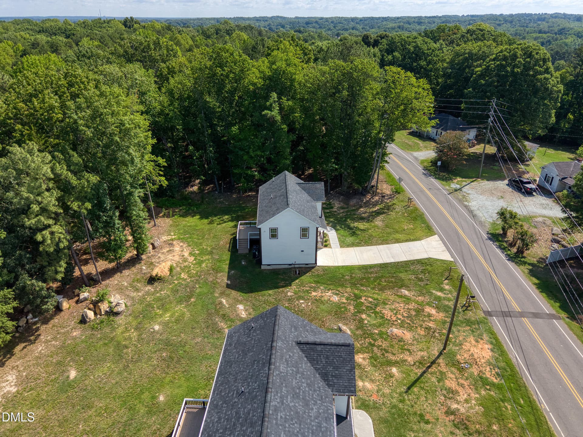 roxboro-aerial-backyard.png - 1109 Ridge Road, Roxboro, NC 27573
