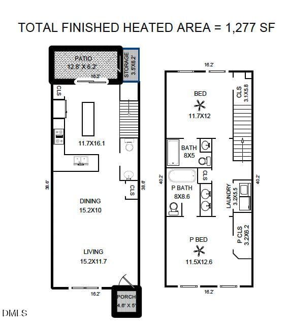 FloorplanPOCONO - 26 Pocono Drive, Durham, NC 27705, Durham