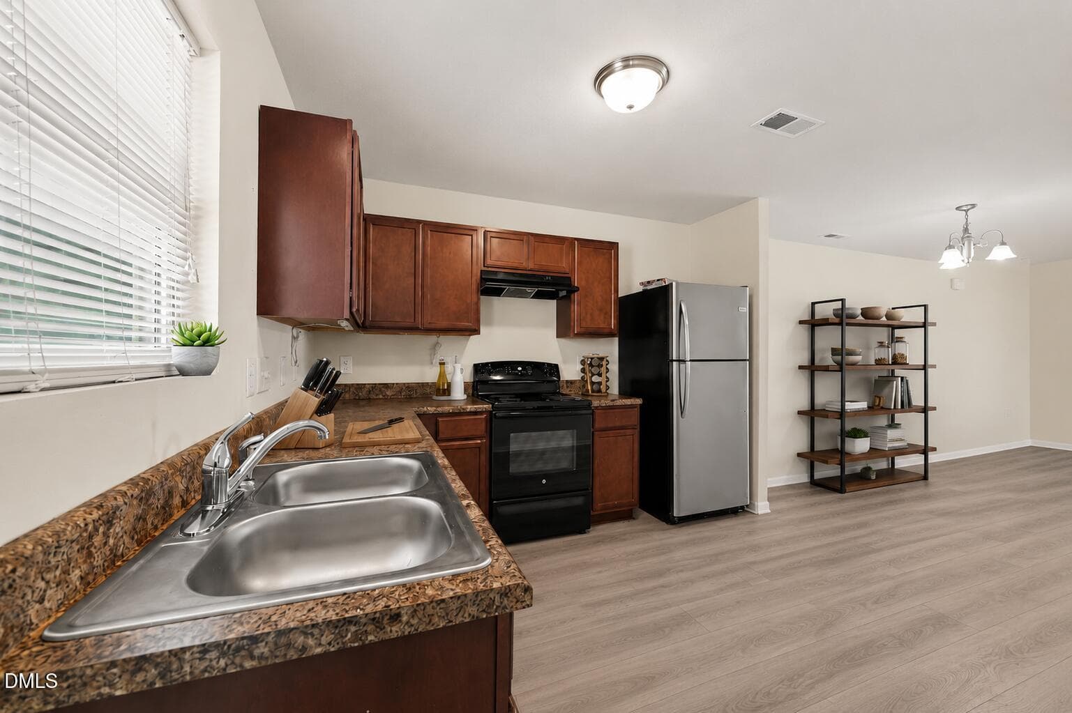 Kitchen virtually staged - 1168 Brooksridge Way, Whitsett, NC 27377, Whitsett