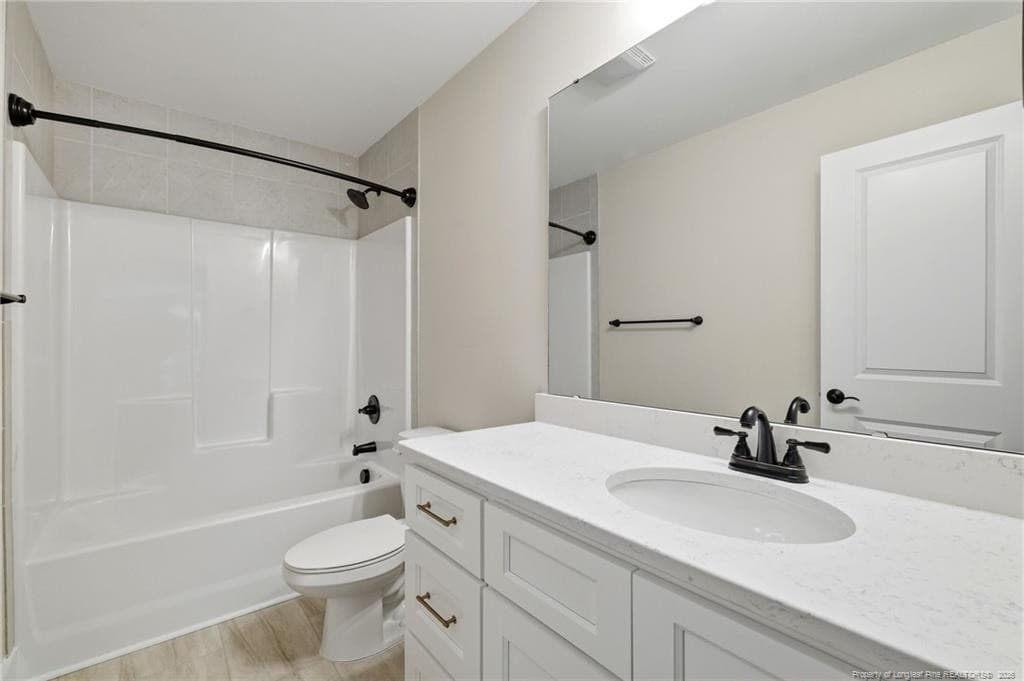 Second full bath upstairs - 556 Bald Eagle Drive, Vass, NC 28394