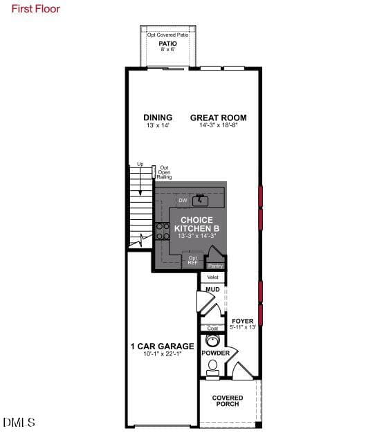 Lot 5 Townes on Leesville - 1st Floor - 5018 Silver Brook Road, Durham, NC 27703, Durham