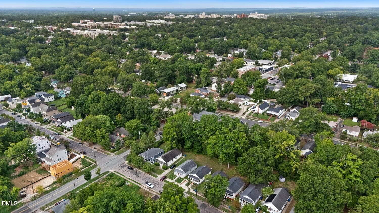 Berkeley aerial to downtown - 1207 Berkeley Street, Durham, NC 27705, Durham