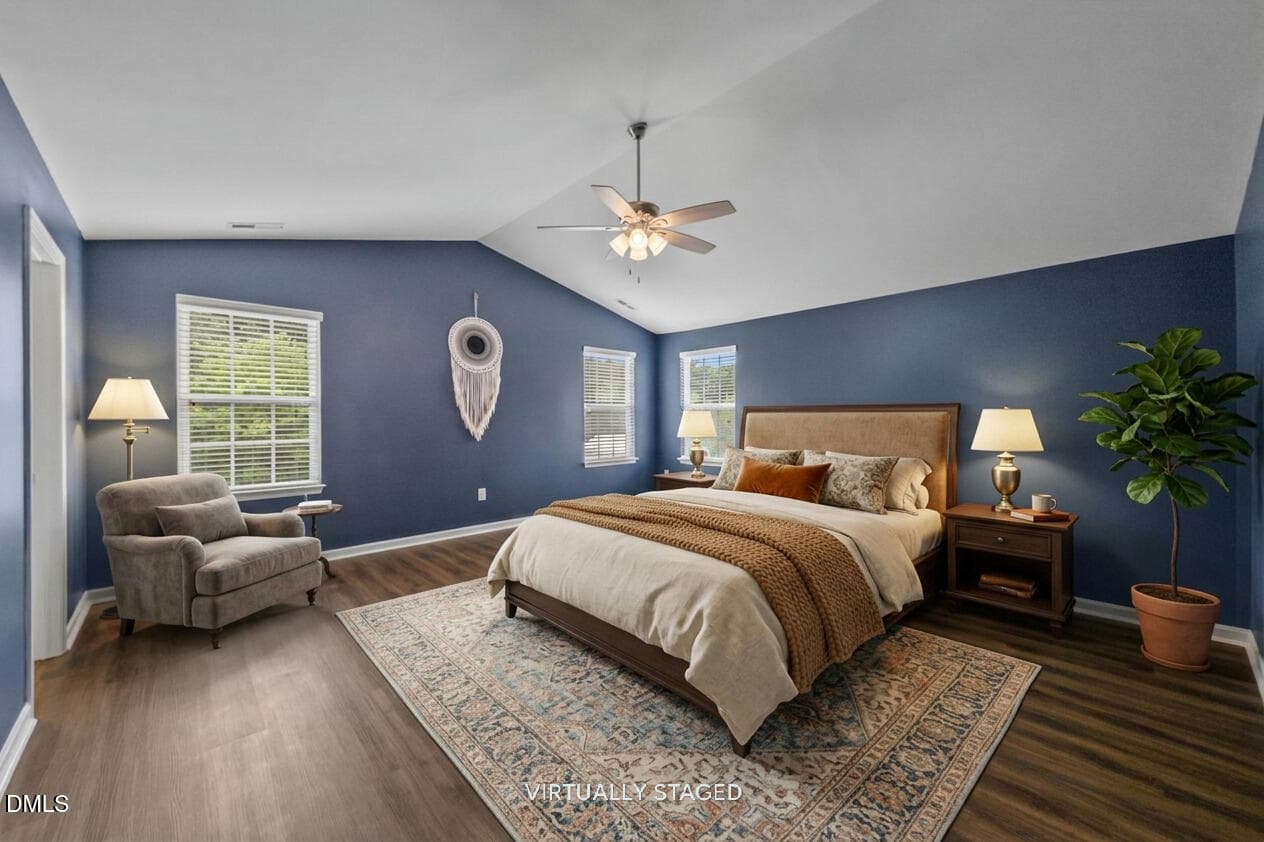 Master (1) Virtually Staged - 1532 Stark Spring Street, Raleigh, NC 27610, Raleigh