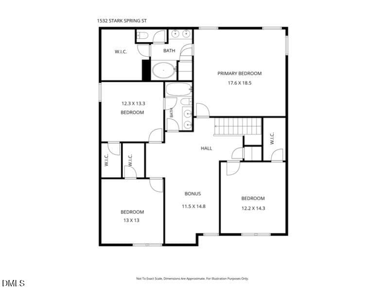 1532_Stark_Spring_Floor 2 - 1532 Stark Spring Street, Raleigh, NC 27610, Raleigh