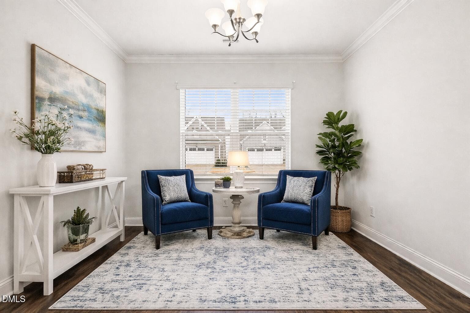 Bright and stylish sitting room design - 100 Ivory Lane, Raleigh, NC 27610, Raleigh