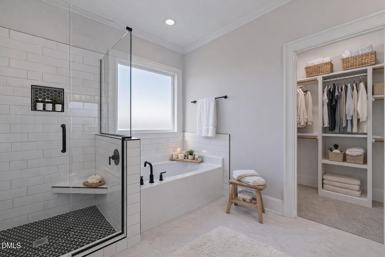 Modern bathroom with elegant design - 206 Stonewood Drive, Goldsboro, NC 27530