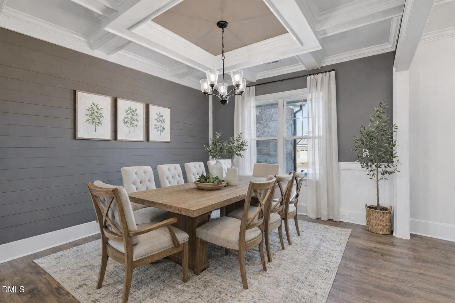 Warm farmhouse dining room decor - 206 Stonewood Drive, Goldsboro, NC 27530