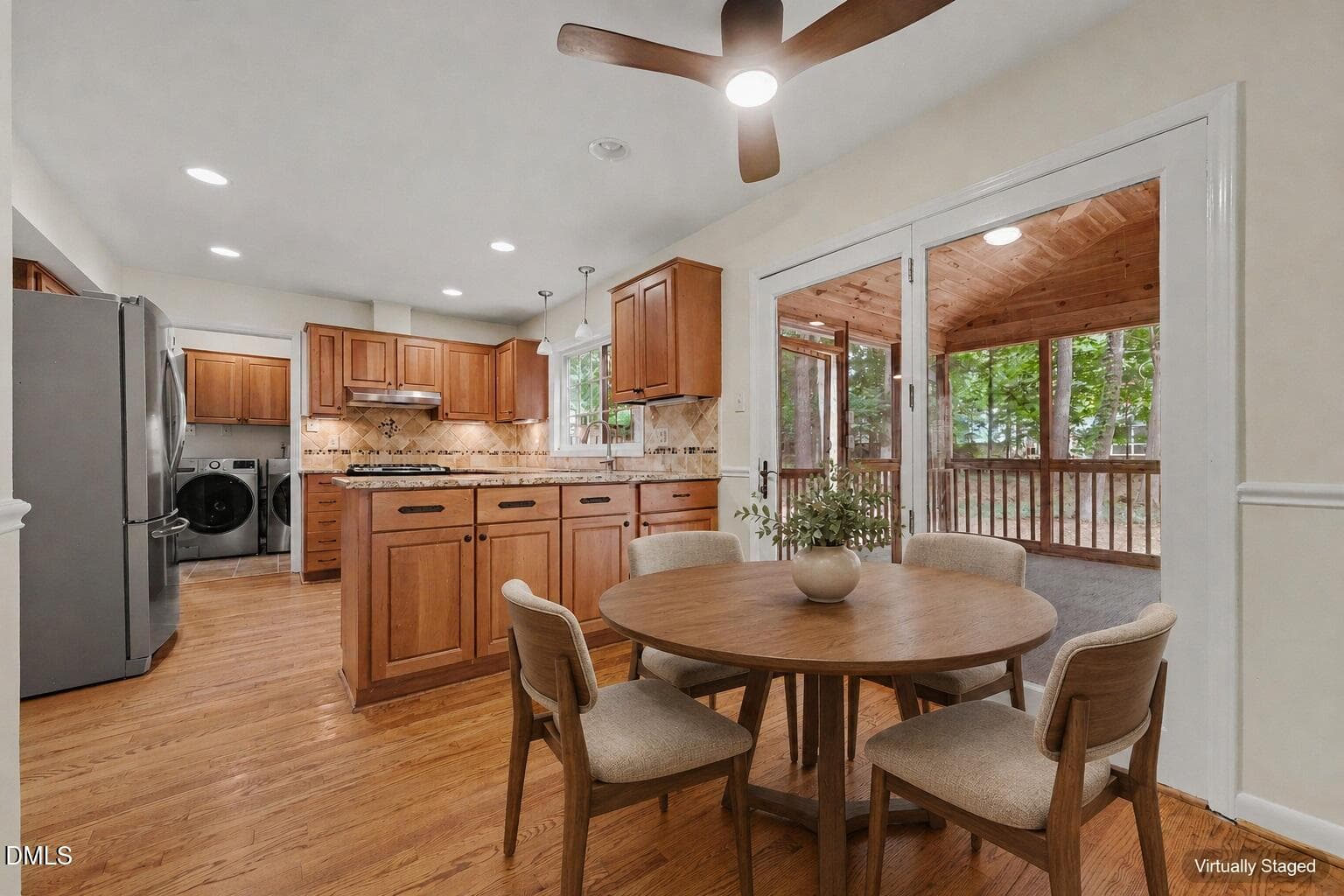 13 Bkfst Area virtually staged - 1307 Leclair Street, Chapel Hill, NC 27517, Chapel Hill