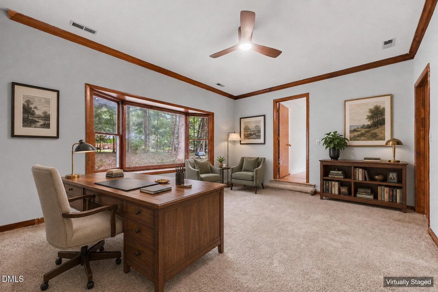 17 Study virtually staged - 1307 Leclair Street, Chapel Hill, NC 27517, Chapel Hill