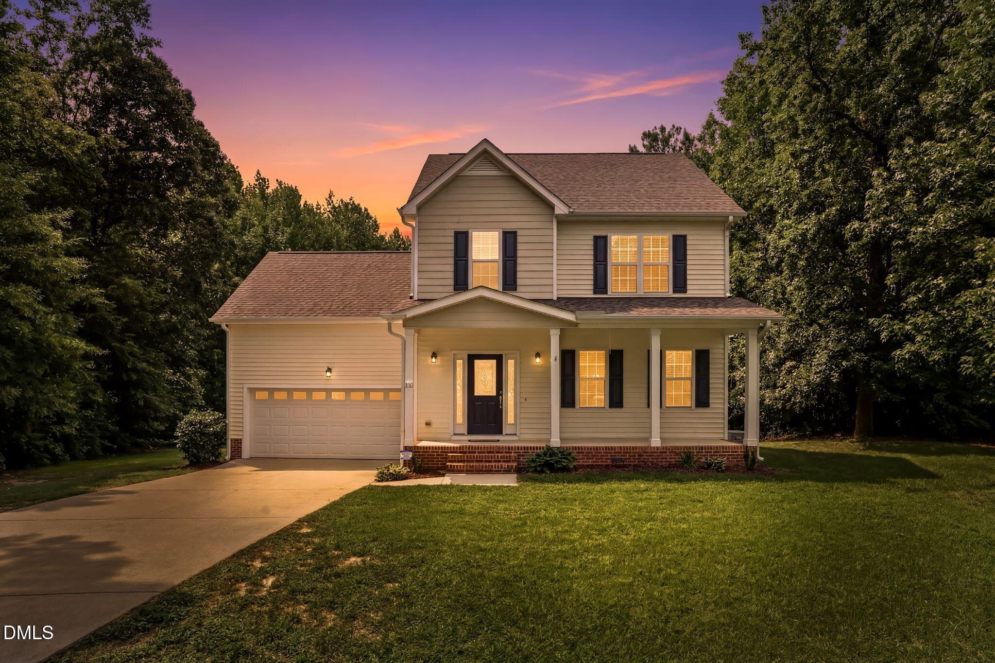 6-web-or-mls-DSC09113twilight - 30 Fern Court, Louisburg, NC 27549, Louisburg