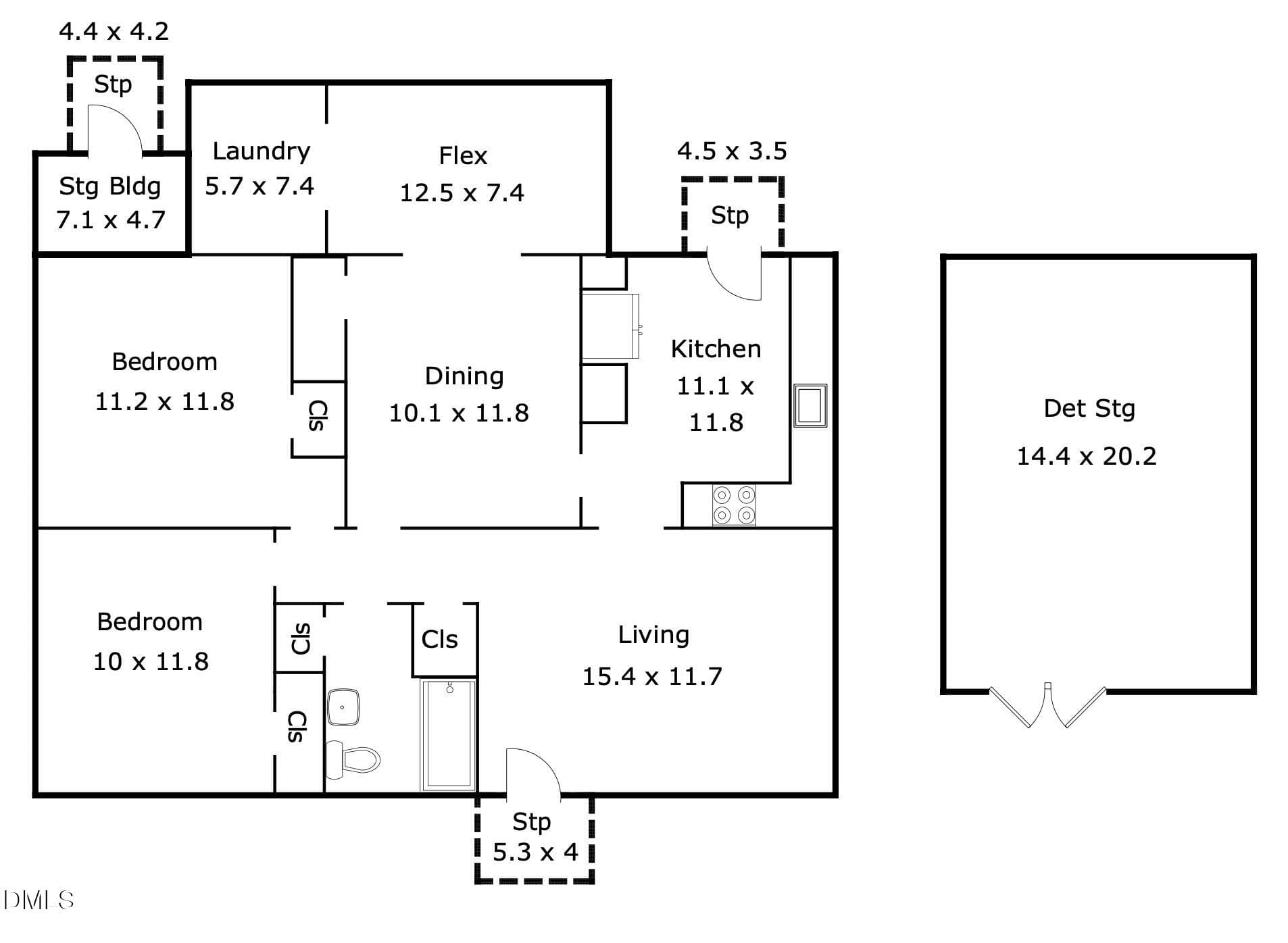 Floorplan - 109 S Tenth Street, Mebane, NC 27302