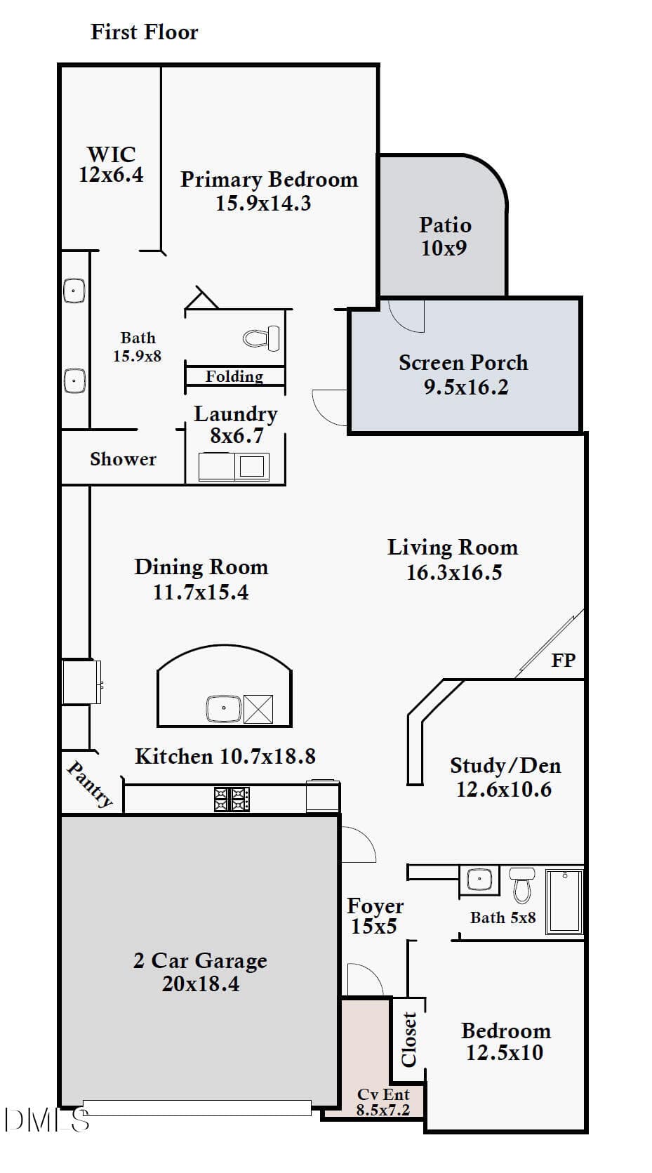 66 Middleton Pl Floor Plan Image - 66 Middleton Place, Chapel Hill, NC 27516, Chapel Hill