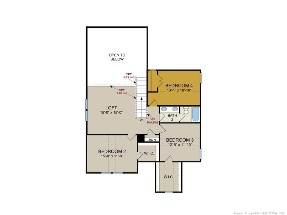 Jordan - Second Floor - 388 Maverick (Lot 18) Lane, Dunn, NC 28334