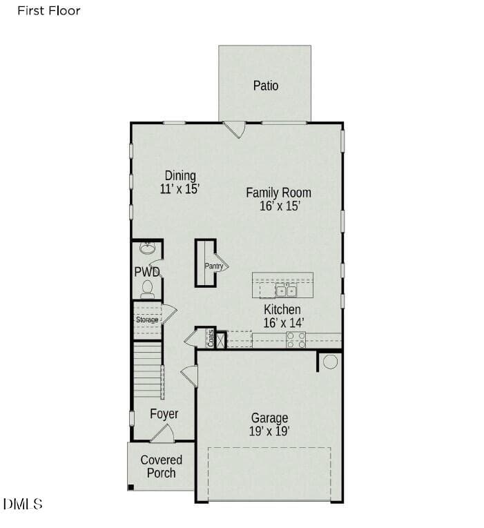 First Floor - 180 Oyster Tabby Drive, Lillington, NC 27546