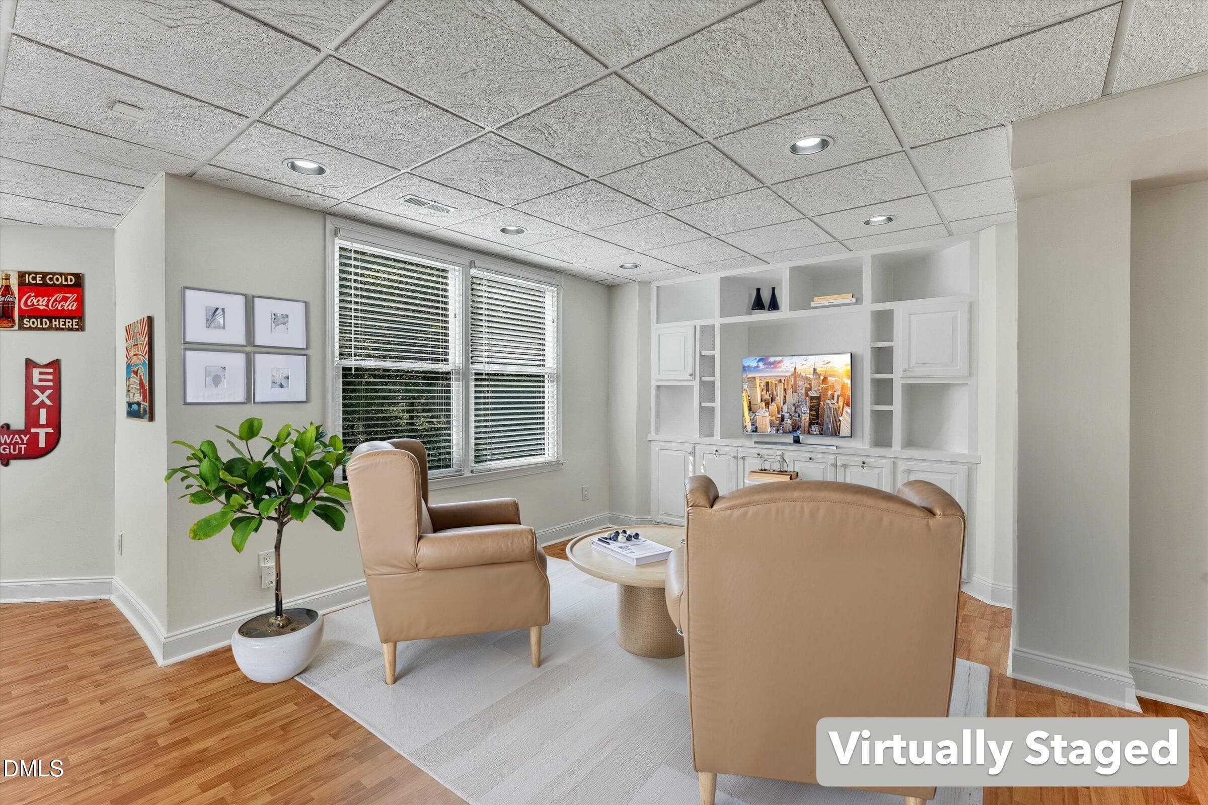 BAsement TV Area VS - 7804 Umstead Forest Drive, Raleigh, NC 27612, Raleigh