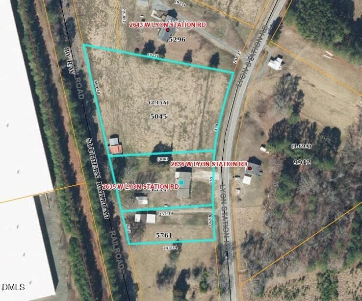 Aerial - 2635 W Lyon Station Road, Creedmoor, NC 27522, Creedmoor