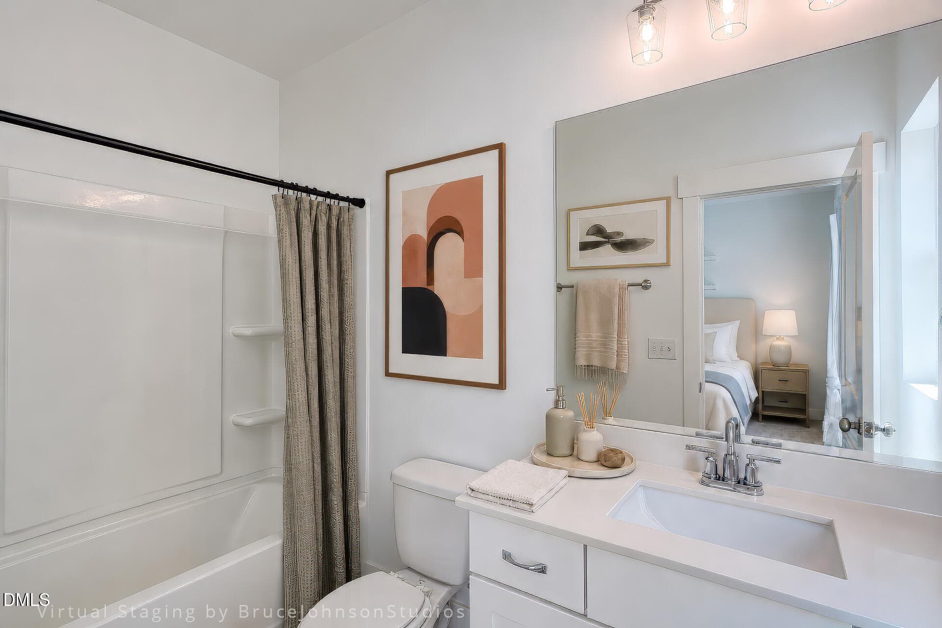 Secondary Bedroom bath - 1183 Cottonsprings Drive, Wendell, NC 27591