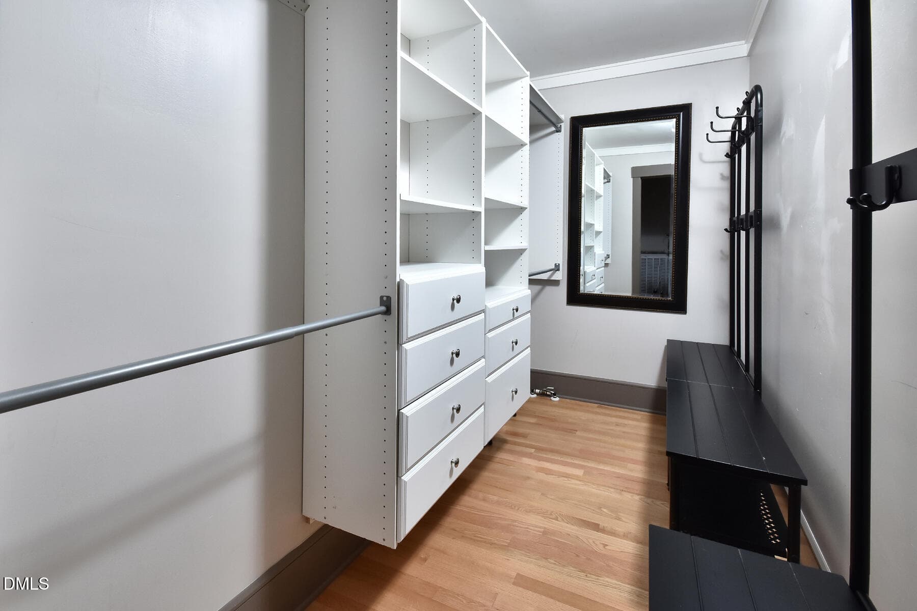 Primary Walk-in closet - 1837 Forest Road, Durham, NC 27705, Durham
