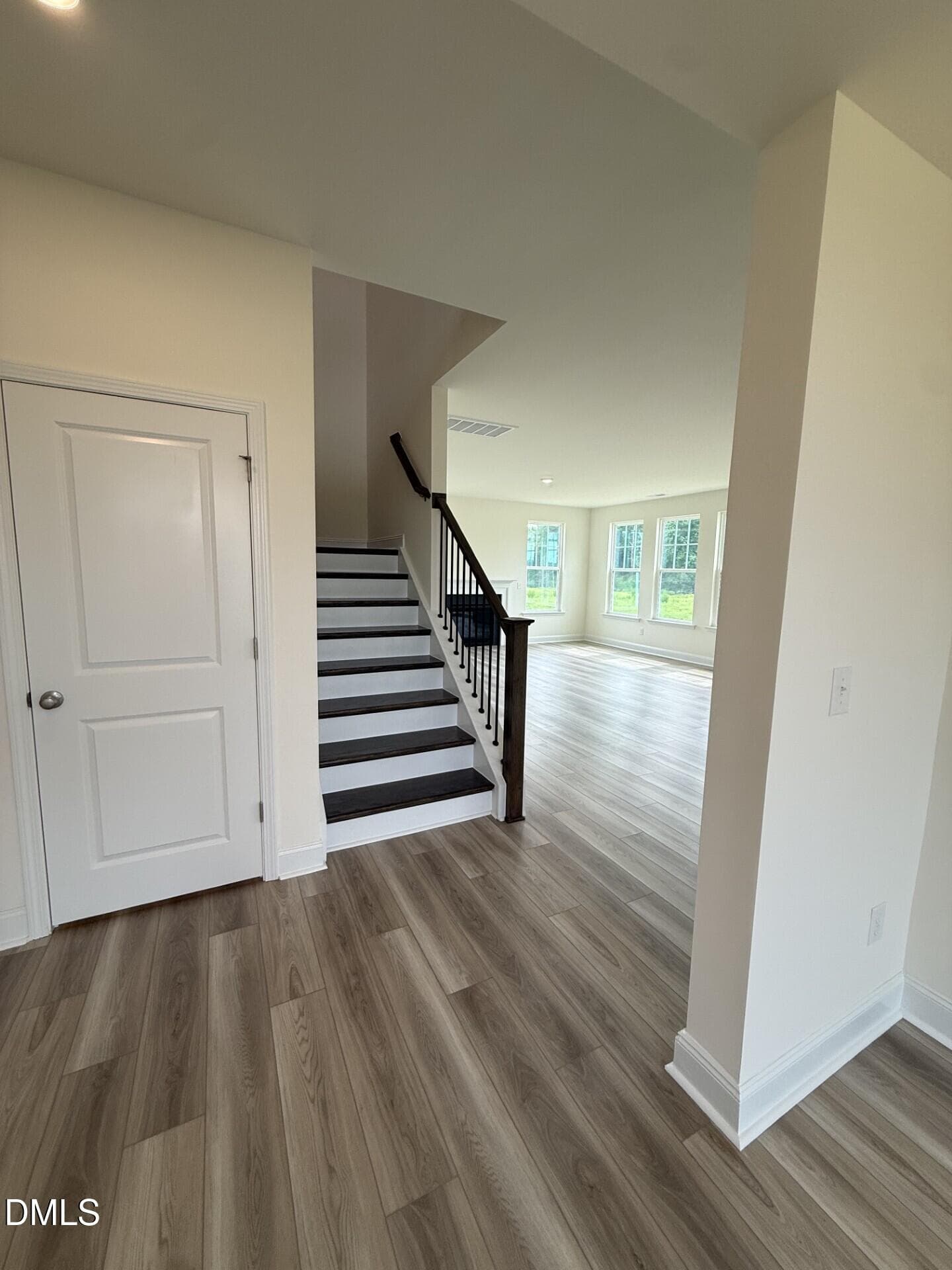 Downstairs stairs homesite 18 - 308 Juniper Branch Trail, Four Oaks, NC 27524