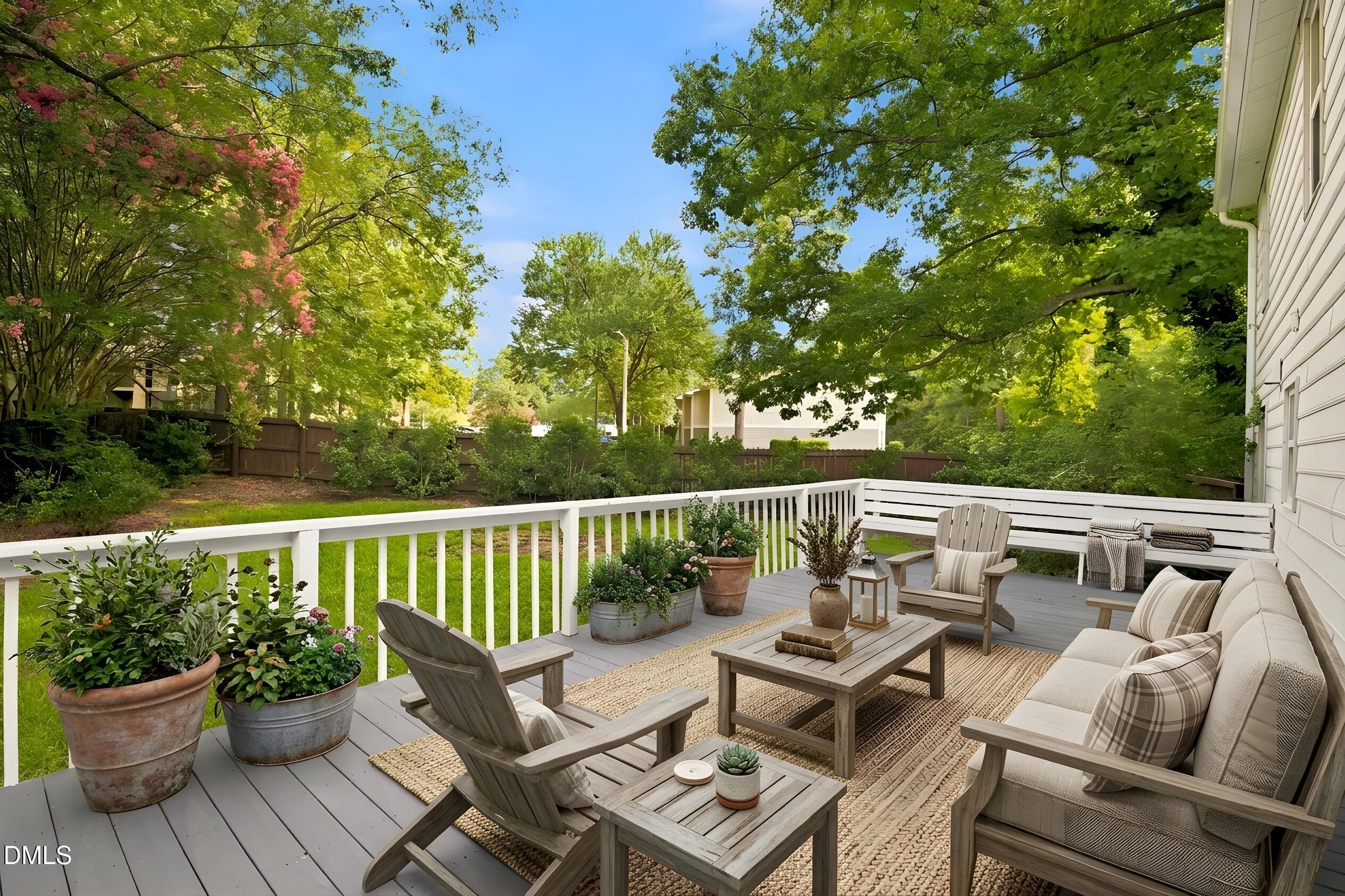 Back Deck - 4300 Hickory Ridge Drive, Raleigh, NC 27609, Raleigh