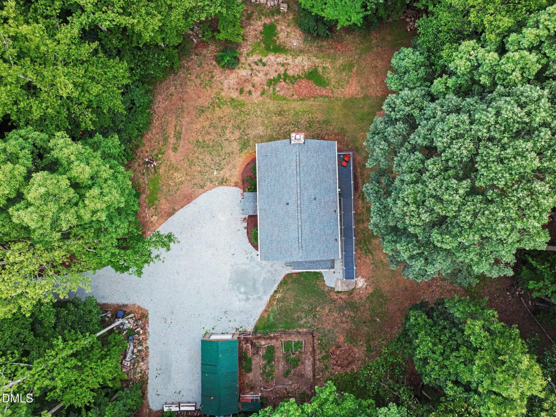 Aerial View - 114 Oak Hollow Road, Timberlake, NC 27583