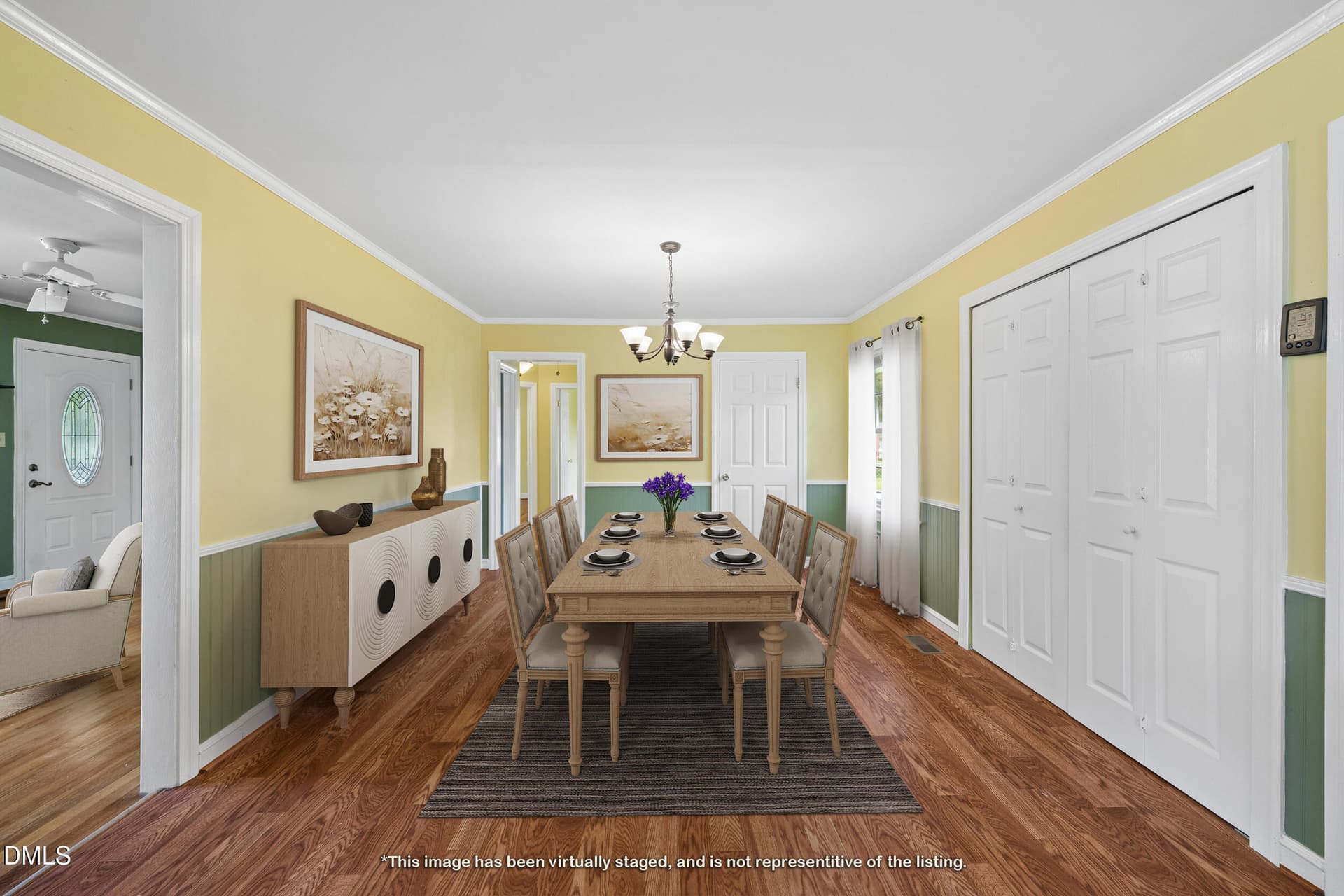 Dining Area (Virtual Furniture) - 706 E Country Club Drive, Tarboro, NC 27886