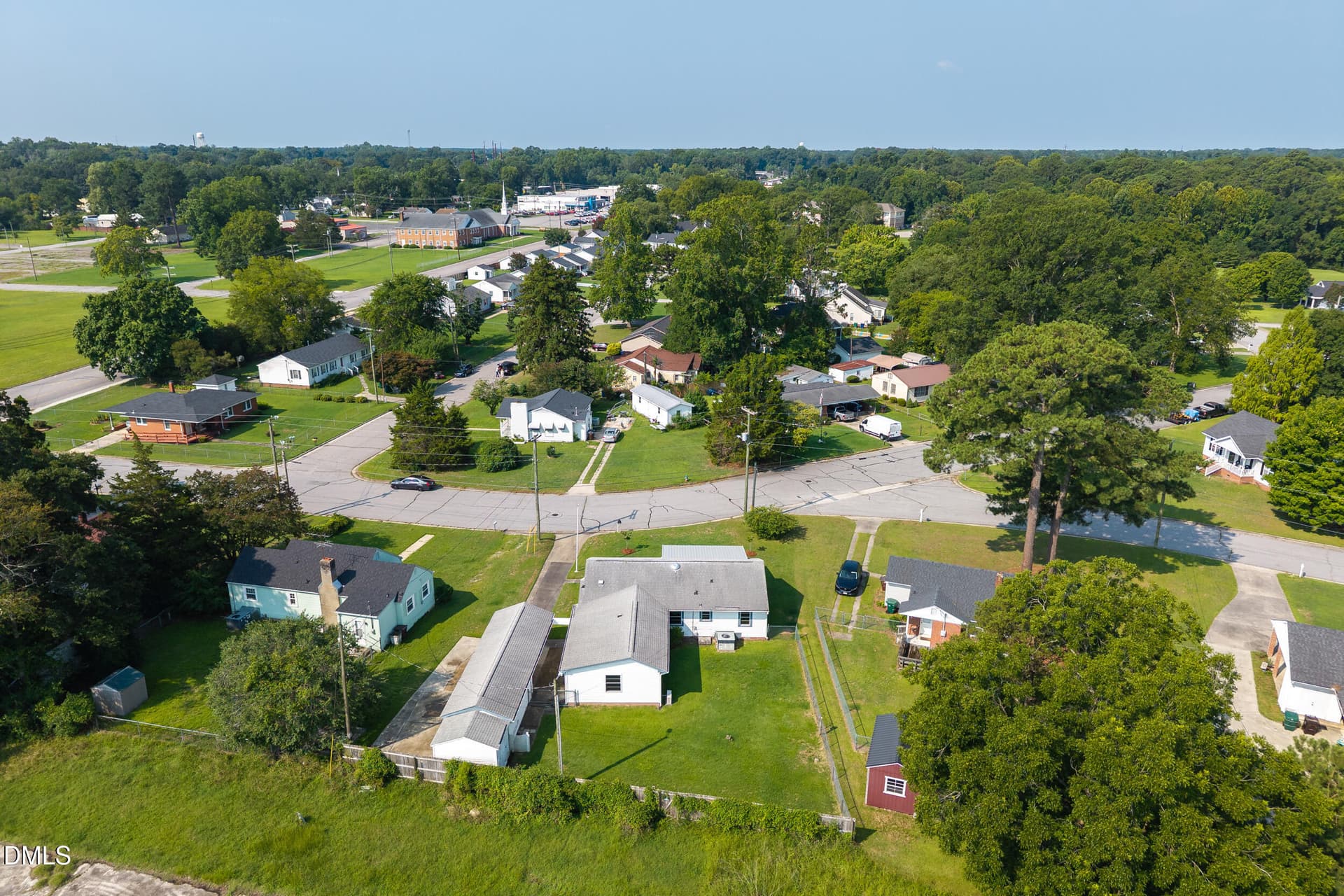 Aerial View - 706 E Country Club Drive, Tarboro, NC 27886