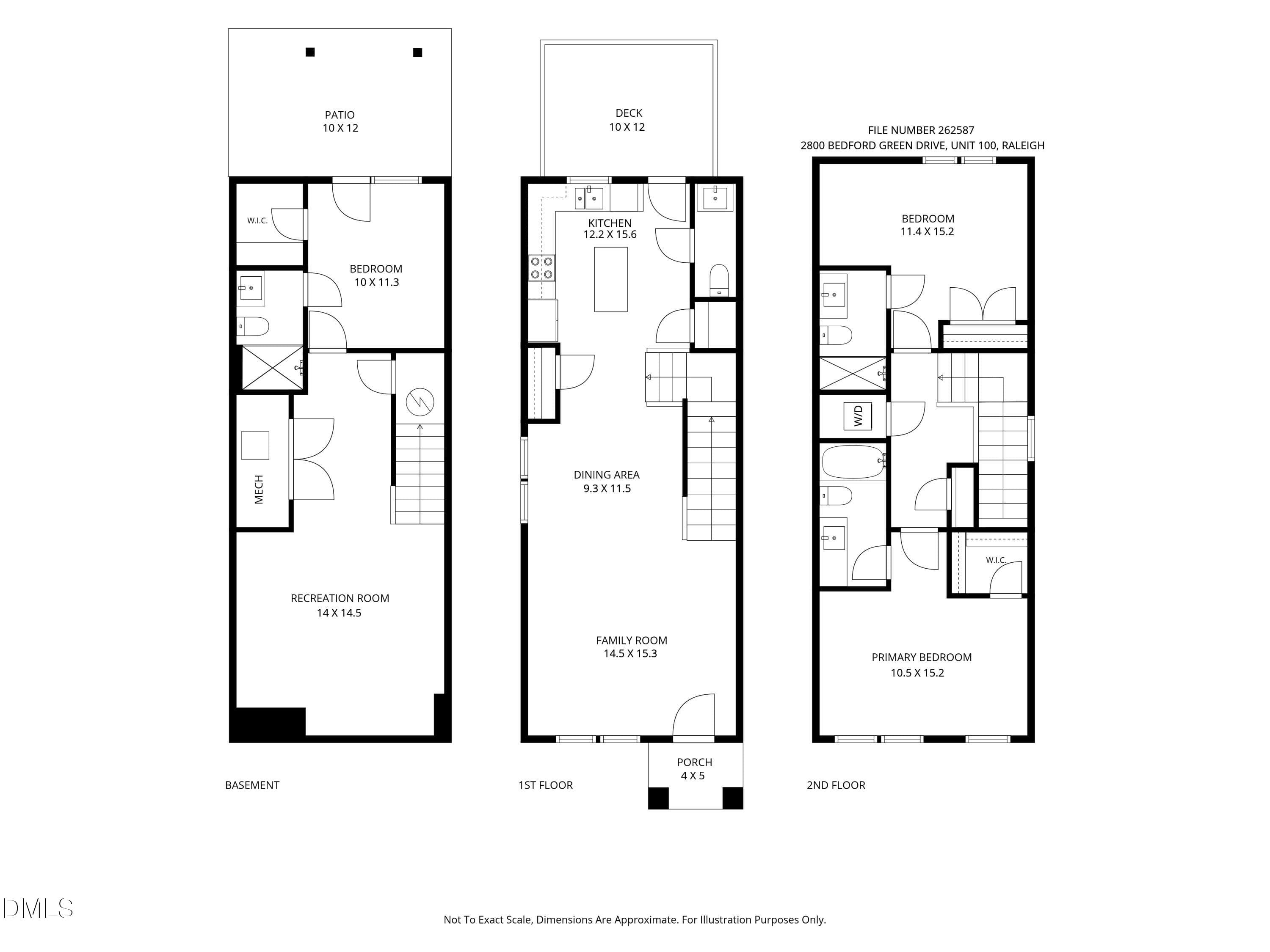 262587 floorplan - 2800 Bedford Green Drive 100, Raleigh, NC 27604, Raleigh